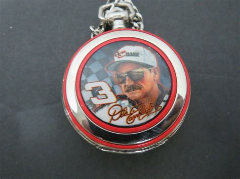 Officially Licensed Team Gender Condition Price Buying Format All Filters Dale Earnhardt Sr (2) Watches Wrist Watch Silver Black Nascar 3 C 54. . Dale earnhardt pocket watch